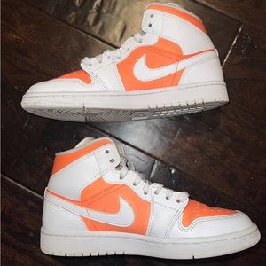 Wmns Air Jordan 1 Mid SE “Bright Citrus” US W 8.0